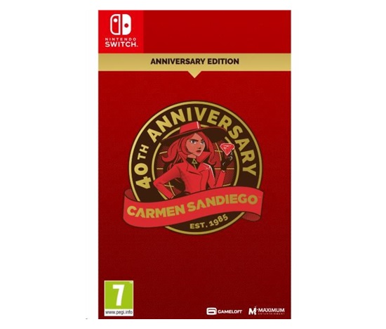 NSW hra Carmen Sandiego 40th Anniversary Edition