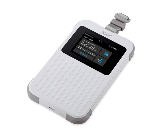 ACER Router Connect Enduro M6E,5G,LTE,2.4" touch display,Wifi,NFC,USB-C,2.4GHz,8000mAh,White