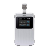 ACER Router Connect Enduro M6E,20GB SIMO,5G,LTE,2.4" touch display,Wifi,NFC,USB-C,2.4GHz,8000mAh,White