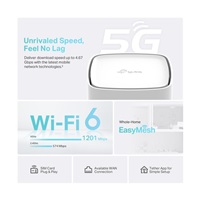 TP-Link Archer NX500 EasyMesh WiFi6 5G, 4G LTE router (AX3000,2,4GHz/5GHz,2xGbELAN,1xGbELAN/WAN,5G,4G LTE,1xnanoSIM)