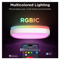 Govee RGBICWW Smart čtverhranné stropní světlo 2400lm 30cm Matter