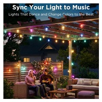 Govee RGBICW Smart zahradní řetěz 15 žárovek Matter