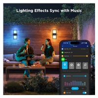 Govee RGBICWW Smart venkovní nástěnné světlo 1500lm Matter