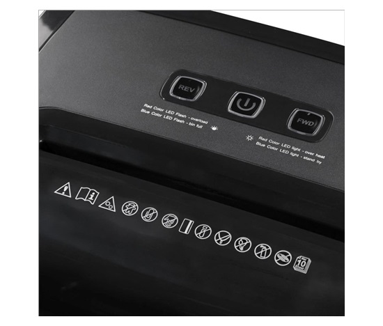 Hama Premium M10+, skartovačka, micro rez, 10 listov, stupeň utajenia P-5, 20 l