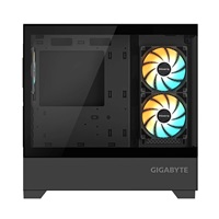 GIGABYTE case GB-C201P, Mid tower, 2xUSB 3.0, 3x 120mm ARGB Fan, černá