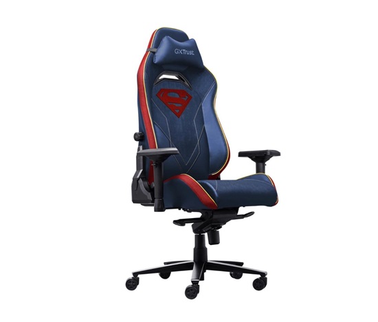 TRUST herní židle GXT721SM RUYA PRO Superman, modrá