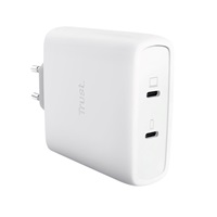TRUST GaN Nabíječka MAXO 100W 2-Port, USB-C, bílá