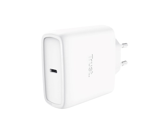 TRUST GaN Nabíječka MAXO 65W, USB-C, bílá