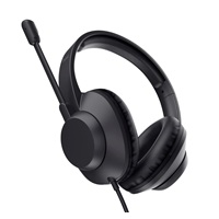 TRUST sluchátka AYDA Max, USB-C/USB-A, černá