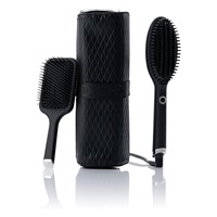 GHD Glide horkovzdušný kratáč, iontová technologie, dárková sada, Iced Luxe Collection, černá