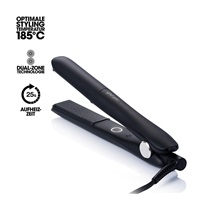 GHD Gold žehlička na vlasy, keramické destičky, dárková sada, Iced Luxe Collection, černá