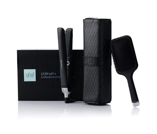 GHD Platinum+ žehlička na vlasy, dárkové balení, černá