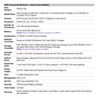 HPE PL DL320g11 5416S (2.0/16C) 64G 3x2.4TB/10k NVIDIA L4 S0K89C MR416i-o8G 8SFF 2x1000W 2x1G Smart Choice