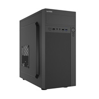 1stCOOL skříň STEP Premium, micro tower, AU, USB 3.0, USB-C, 1x 120mm + 1x 80mm Fan, černá