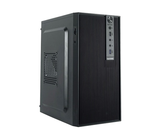 1stCOOL skříň STEP 6, micro tower, AU, USB 3.0, bez zdroje, černá