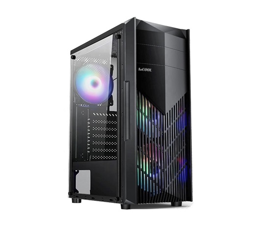 1stCOOL skříň MONSTER EVO, Mid Tower, AU, USB 3.0, 2x 120mm, černá
