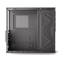 1stCOOL skříň COMPACT 2, Micro Tower, AU, USB 3.0, USB-C, CR, 1x 60mm Fan, černá