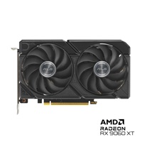 ASUS VGA AMD Radeon RX 9060 XT DUAL OC 8GB, RX 9060 XT, 8GB GDDR6, 2xDP, 1xHDMI