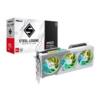 ASRock VGA AMD Radeon RX 9060 XT Steel Legend 16GB OC, RX 9060 XT, 16GB GDDR6, 2xDP, 1xHDMI