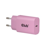 Club3D Nabíječka, USB-C, Power Delivery 15V/2A, 2-pack, růžová