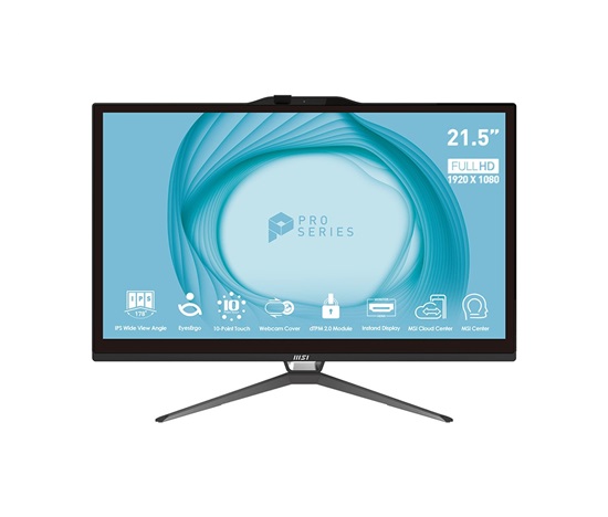 MSI PC AiO PRO AP222T,i3-13100,21.5" FHD,8GB,512GB SSD,UHD 730,No OS,White