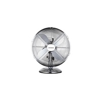Orava SF-100 X stolní oscilující ventilátor, 3 stupně rychlosti, oscilace doprava a doleva, stříbrná