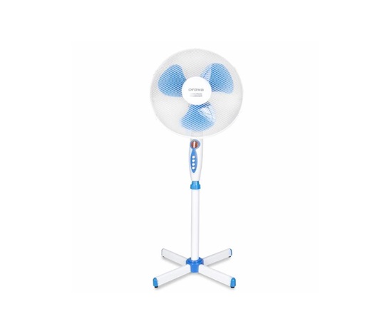 Orava SF-100 X stolní oscilující ventilátor, 3 stupně rychlosti, oscilace doprava a doleva, stříbrná