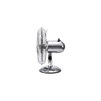 Orava SF-100 X stolní oscilující ventilátor, 3 stupně rychlosti, oscilace doprava a doleva, stříbrná