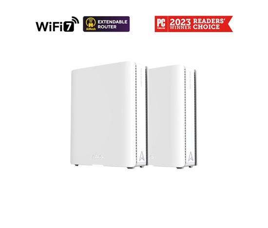 ASUS ZenWifi BQ16 3-pack, WiFi7 Extendable Router, AiMesh, 2x WAN/LAN, 3x LAN, 1x USB 3.0