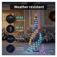 Govee RGBIC vánoční stromeček s hvězdou 1,8m Matter