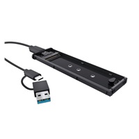 TRUST Externí box pro M.2 SSD, USB-C 3.2 Gen2, M.2 2280, černá