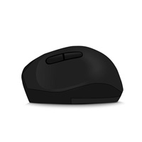 EVOLVEO LadyErgo, tichá vertikální ergonomická myš, 2.4GHz, černá