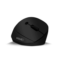 EVOLVEO LadyErgo, tichá vertikální ergonomická myš, 2.4GHz, černá
