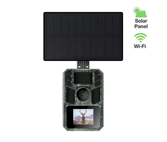 EVOLVEO StrongVision Solar WiFi, fotopast s Aplikací WiFi a solárním panelem