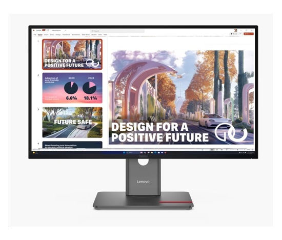 LENOVO LCD ThinkVision P27QD-40- 27",IPS,mat,16:9,2560x1440,178/178,4/6ms,350cd/m2,1500:1,DP,HDMI,PIVOT,VESA,3Y