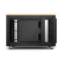 APC NetShelter Soundproof, 12U, Server Rack Enclosure, Maple