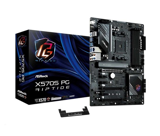 BAZAR - ASRock MB Sc AM4 X570S PG Riptide, AMD X570, 4xDDR4, 1xHDMI - Po opravě (Bez příšlušenství)