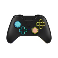 Hyperkin "NuRival" Wireless Hall Effect Stick Game Controller For NSW 2/NSW OLED Model/NSW (Blue Orange) - Armor 3