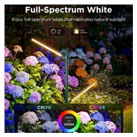 BAZAR - Govee RGBWW zahradní světlo 2ks Matter - Poškozený obal (Komplet)