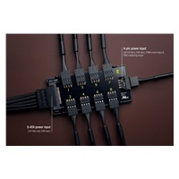 NOCTUA NA-FH1 Fan Hub, 8x 4-pin PWM, SATA napájení, černá