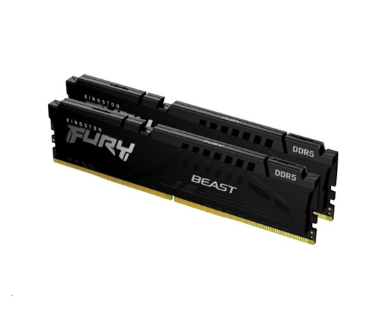 KINGSTON DIMM DDR5 64GB (Kit of 2) 5200MT/s CL40 FURY Beast Černá