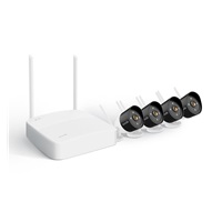 BAZAR - Tenda K4W-3TC - kamerový WiFi set, 4x IP 2K kamera, NVR rekordér, zvuk, noční vidění - poškozený obal