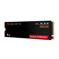 WD BLACK SSD NVMe 4TB PCIe SN8100 Powered by SanDisk, Gen5, (R:14900, W:14000MB/s)