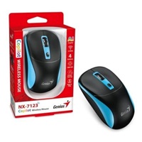 GENIUS myš NX-7123/ 1200 dpi/ bezdrátová/ Copilot/ černo-modrá