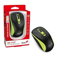 GENIUS myš NX-7123/ 1200 dpi/ bezdrátová/ Copilot/ černo-zelená