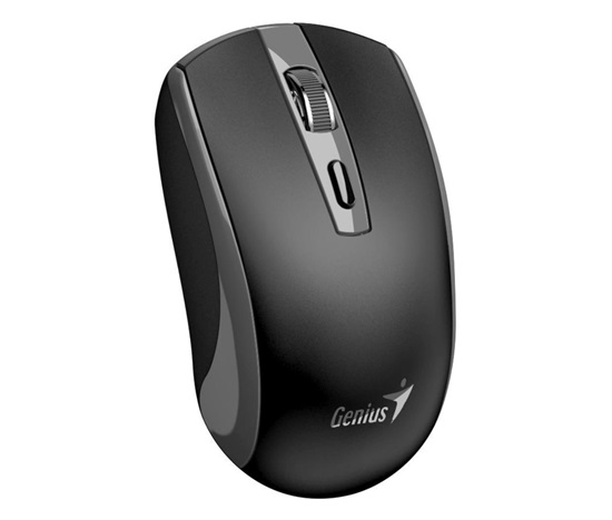 GENIUS myš ECO-8150/ 1200 dpi/ bezdrátová/ dobíjecí/ Copilot/ černo-šedá