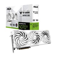 ASUS VGA NVIDIA GeForce RTX 5070 Ti TUF GAMING 16GB OC WHITE, 16GB GDDR7, 3xDP, 2xHDMI