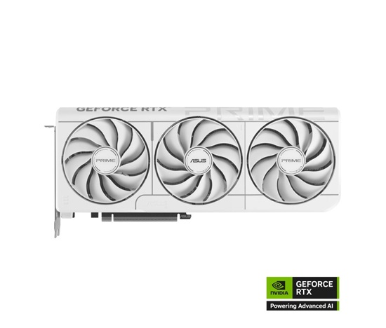 ASUS VGA NVIDIA GeForce RTX 5070 PRIME 12GB OC WHITE, 12GB GDDR7, 3xDP, 1xHDMI