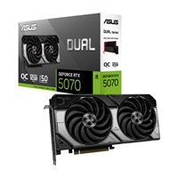 ASUS VGA NVIDIA GeForce RTX 5070 DUAL 12GB OC, 12GB GDDR7, 3xDP, 1xHDMI