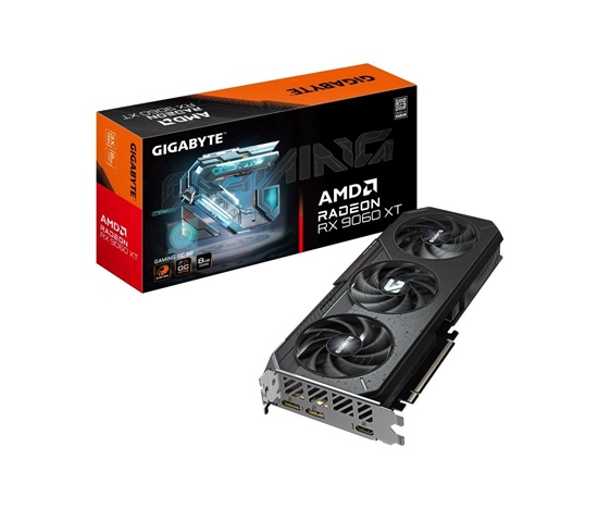 GIGABYTE VGA AMD Radeon RX 9060 XT GAMING OC 8GB, 8GB GDDR6, 2xDP, 1xHDMI